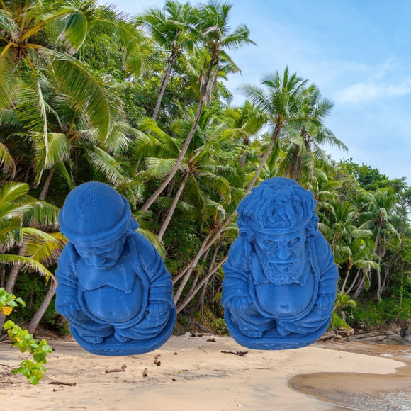 Cheech & Chong Buddha Models Bust 3D Printed Print to Paint Collectable 420 HD - Picture 5 of 9